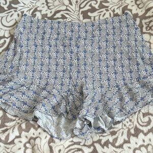 Anthro Maeve Ruffle Shorts